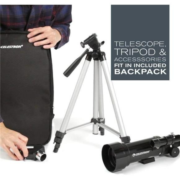 Celestron 70mm Travel Scope - Portable Refractor Telescope - Picture 6 of 6